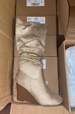 Scrunch Haze Stone Boots (Firm Price) *ALL SIZES IN THE DESCRIPTION*