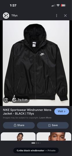 Nike wind breaker