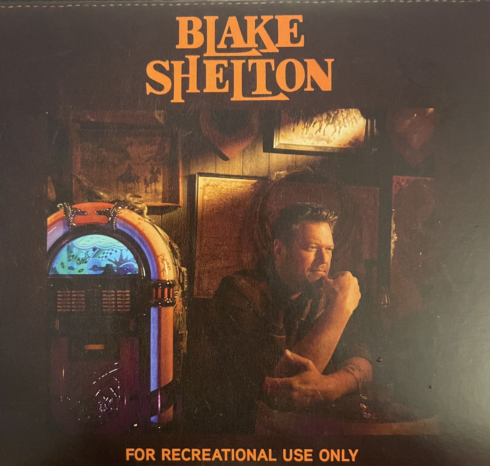 BLAKE SHELTON For Recreational Use Only (CD-2025)