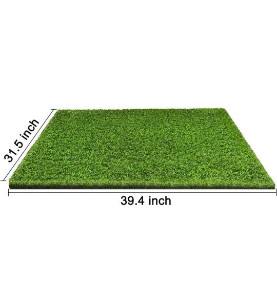 Artificial Grass, Professional Dog Grass Mat, Potty Training Rug and Replacement Turf Outdoor Rug Patio Lawn Decoration, Easy to Clean with Drainage