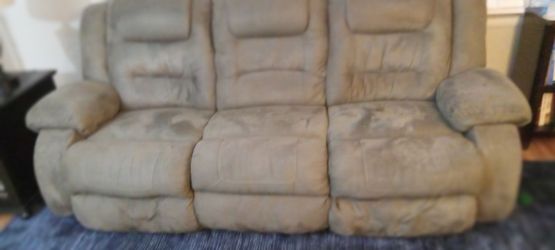 Ashley Recliner Sofa and Recliner Chair Set