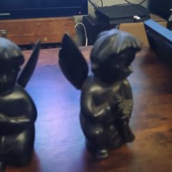 Gothic Angle Cherub's Bookends