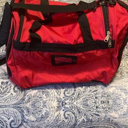 Red Travel Or Sport Tote