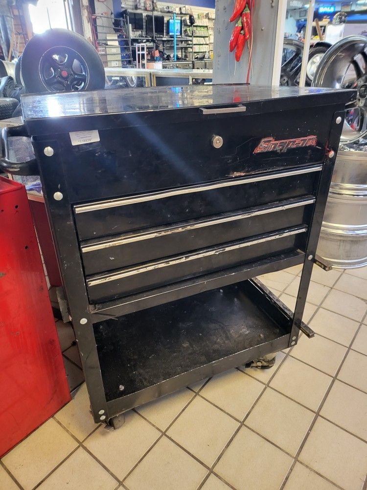 Snap On 3 Drawer Rolling Tool Cart