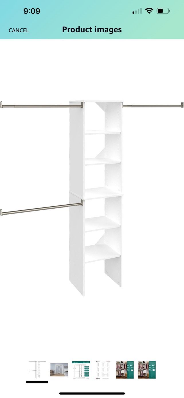 Closet Maid Organizer With Drawer And Rods