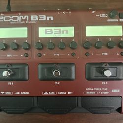 Zoom B3N Bass Multi Effects Pedal