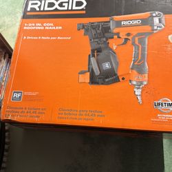 Ridged 1-3/4 Coil Roofing Nailer