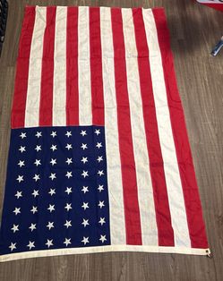 Vintage American Flag 48 Stars 