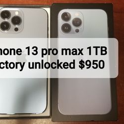iPhone 13 Pro Max 1tb Factory unlocked 