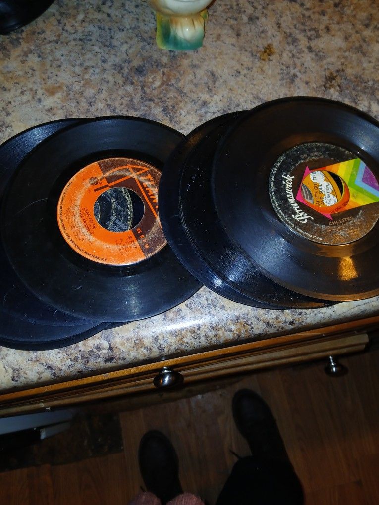 Collection Of 45" Vinyl Records