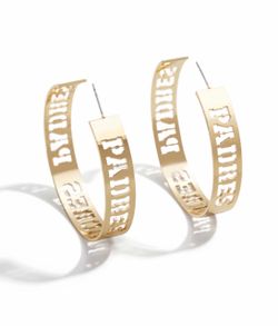 San Diego! MLB shop⚾️💖PADRES Bauble-bar cut out HOOP💖 Earrings