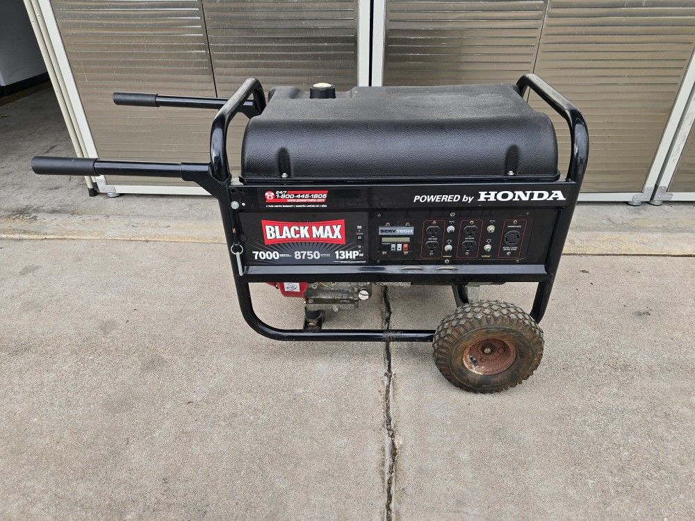 Honda 8750/7000w Generator