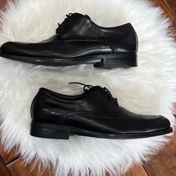 Johnston & Murphy Men Leather Atchison oxford Size 8.5 Moc Toes Retail $145