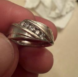 Men’s Diamond ring white gold