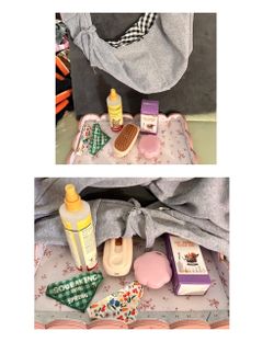 Cat/Pet Care Bundle + Gray Sling Carrier