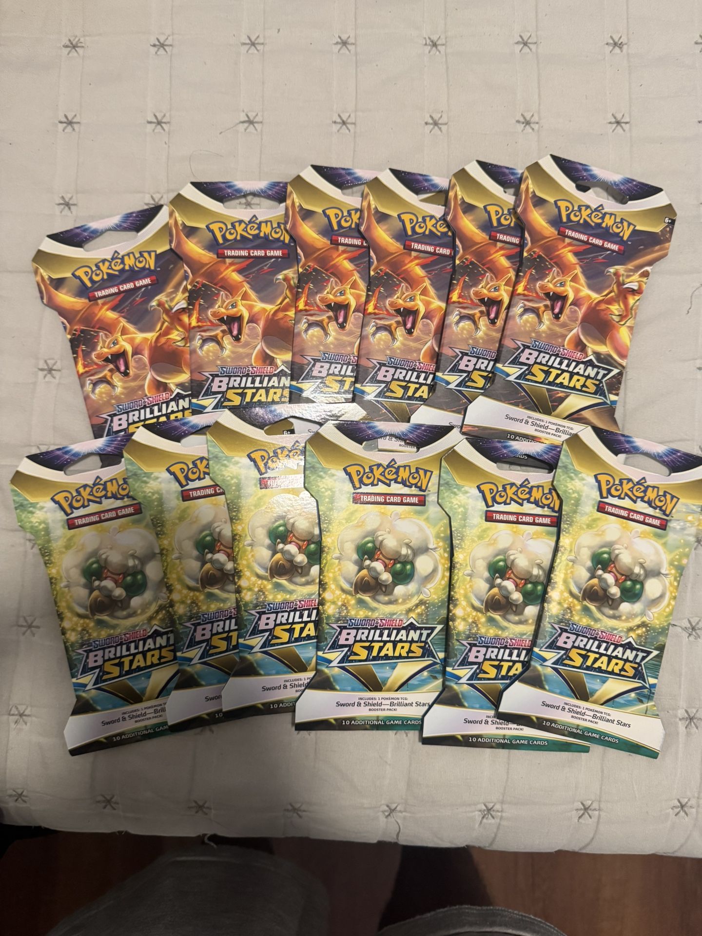 Brilliant Stars Sleeve Booster Packs Lot Of 12