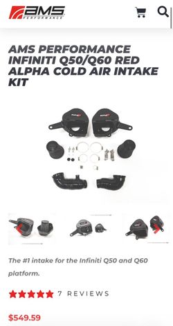 Q50/Q60 AMS Cold Air Intakes