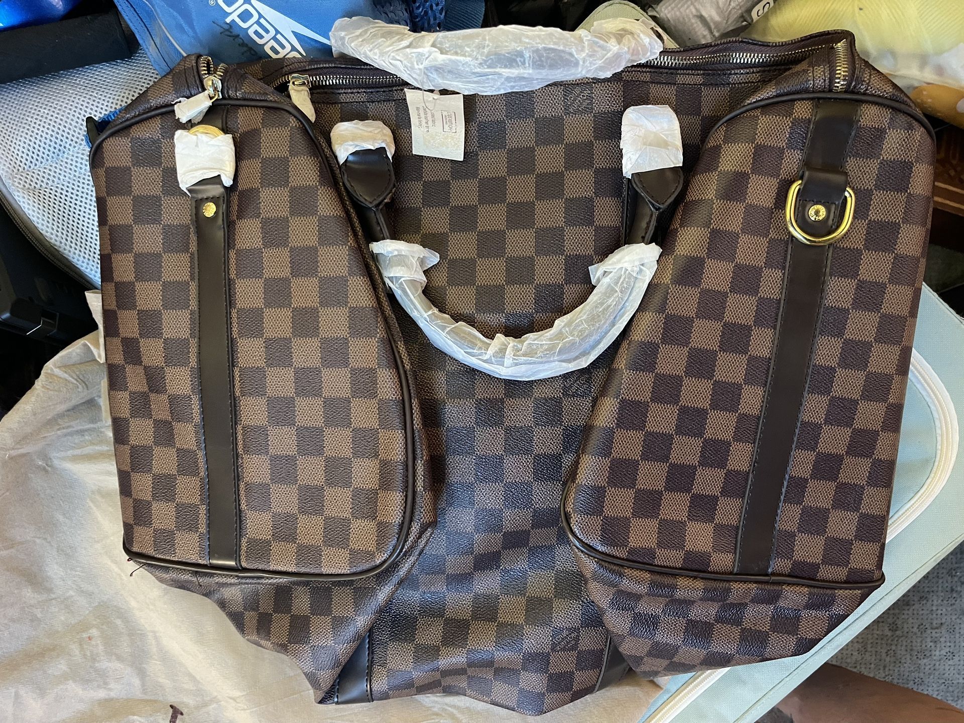 Louis Vuitton Damier Ebene Duffle Bag