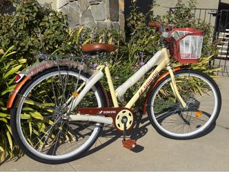 Soiking City Cruiser Bike with Basket
