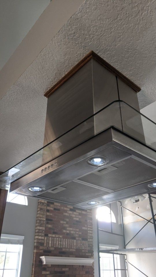 Island Range Hood - Stainless Steel Vent Hood