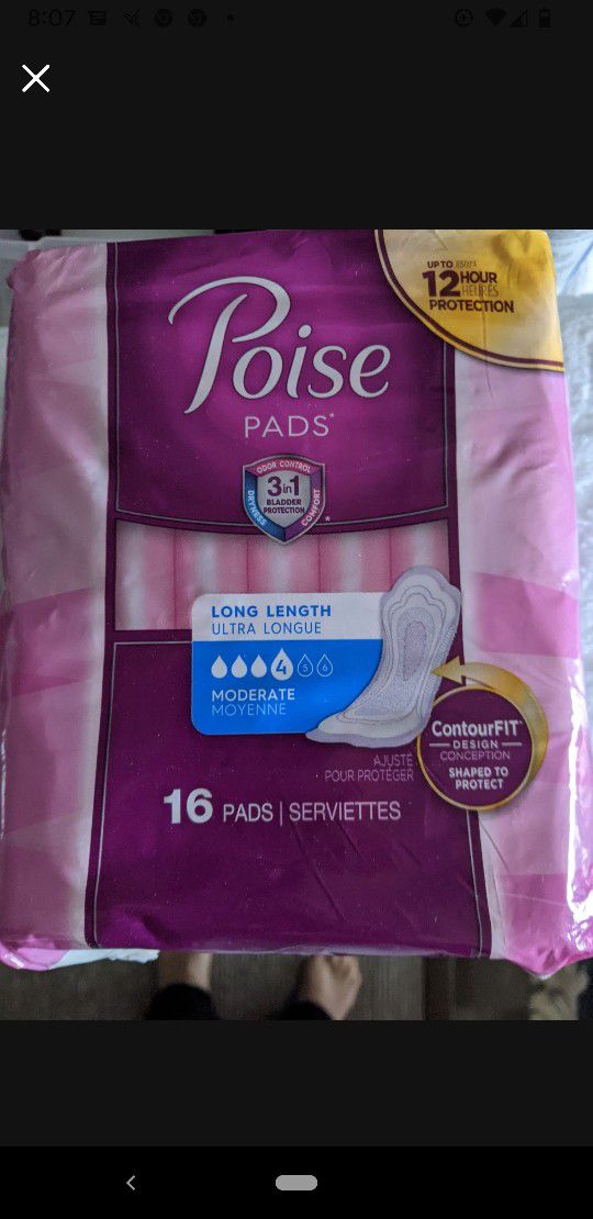 Poise Pads #4