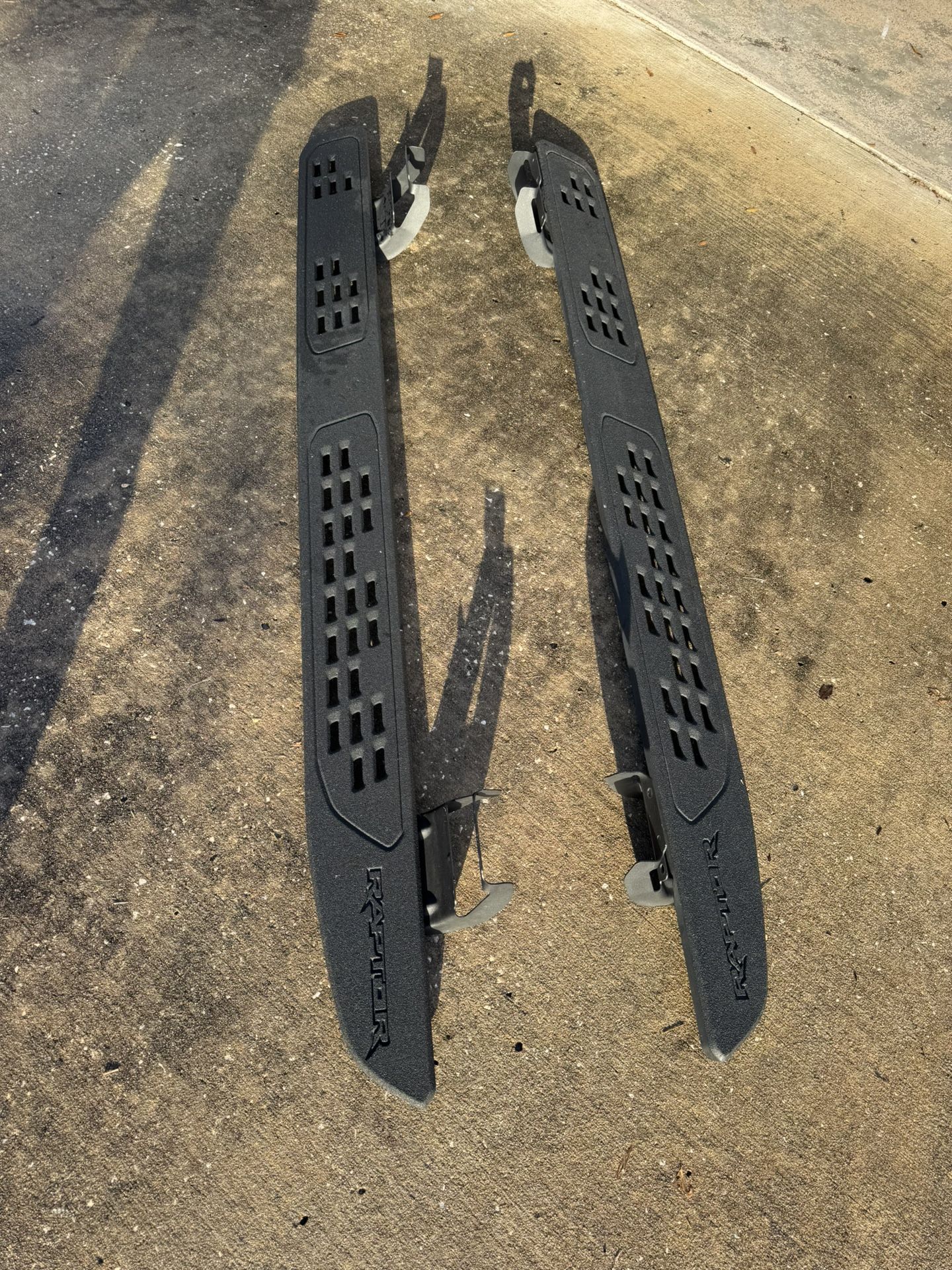 2017-2024 FORD SVT RAPTOR RUNNING BOARDS, CREW CAB, FACTORY OEM ORIGINAL