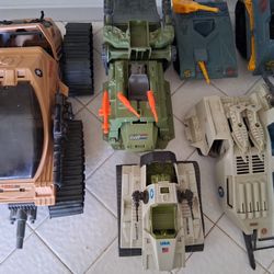 Gi Joe Vintage Vehicles Lot Read Description 