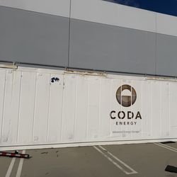 Emergency battery power 40’ container