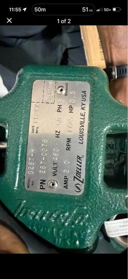 NEW Zoeller 6267-1 1/2 HP Submersible Sewage/Effluent Pump 460V 3-Phase Commercial