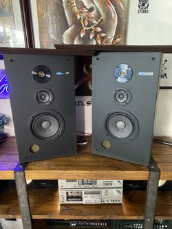 MINT Vintage SONY SS-U45 3-Way Speakers | Pristine Wood Cabinets, 100% Working Great!