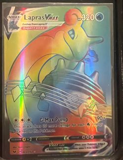 Lapras VMAX (Secret) - SWSH01 Rainbow