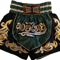 Authentic Muay Thai Boxing Kickboxing Shorts From Thailand Men’s Small/Medium