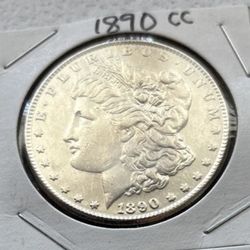 1890 CC Morgan Silver Dollars

