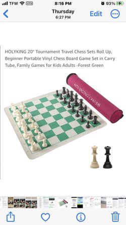 20”roll up Chess Set