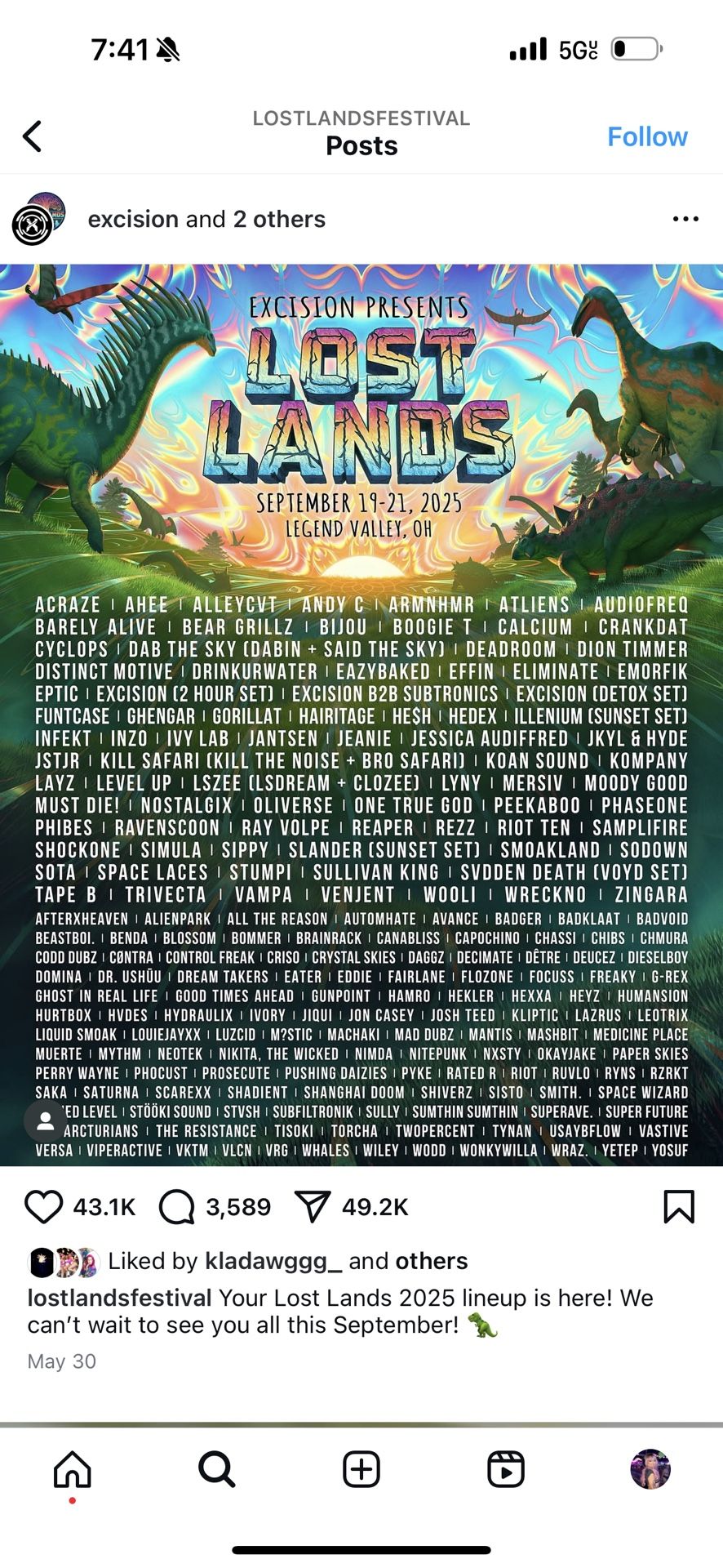 SUNDAY LOST LANDS TICKETS