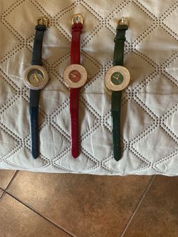 Women’s Burgi Watches and Box to Hold Watches