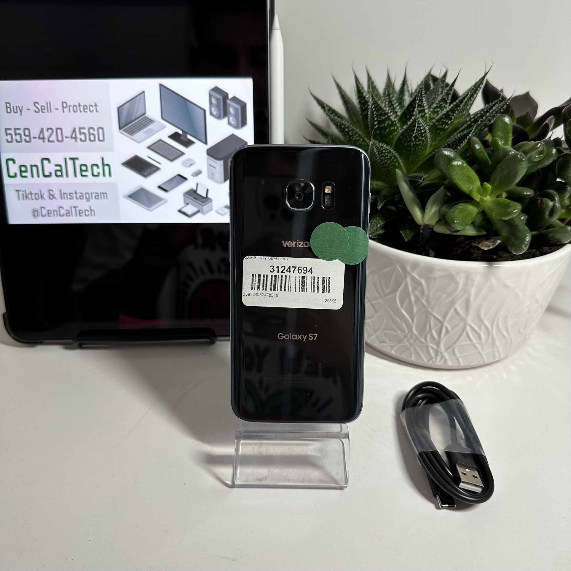 Samsung Galaxy S7 32gb Unlock for any carrier. IMEI Clean, Google Account Unlock.