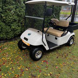 EzGo Gas Golf Cart With Utility Bed Great Condition 