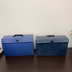 Vintage Expandable accordion file folders with 20 pockets- 2 count