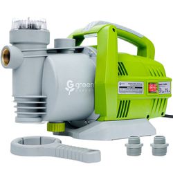 Green Expert 1/2HP Garden Jet Pump with Prefilter for Water Clean Transport Max Head 125FT Flow 900GPH Portable Shallow Well Pump for Home Lawn Sprink