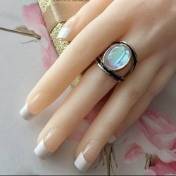 Moonstone Ring, Size 9