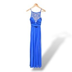 B DARLIN Navy Blue Long Prom Dress Size 3-4