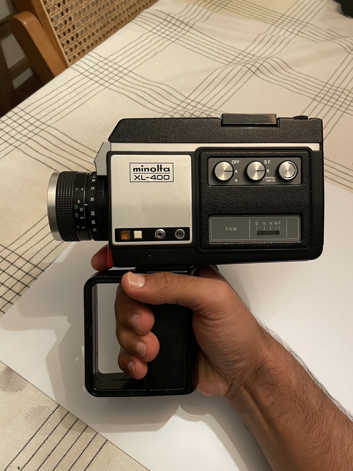 Minolta XL-400 Super 8 Film Video Camera