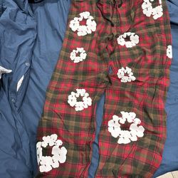 Denim Tears The Cotton Wreath pj pants Large