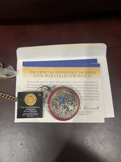 Stonewall Jackson Pocket Watch Civil War Library & Museum