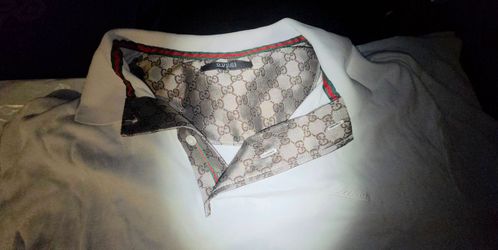 Mens Gucci  Short Sleeve Polo Shirt