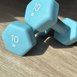 10 Lbs Dumbbells 