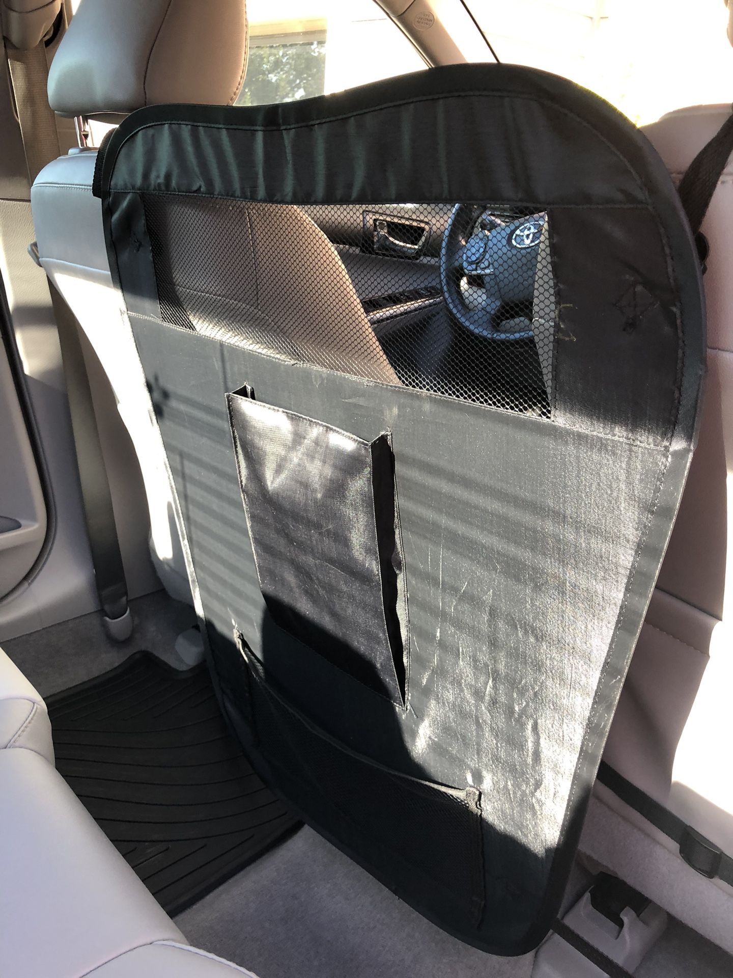 Dog car safety barrier