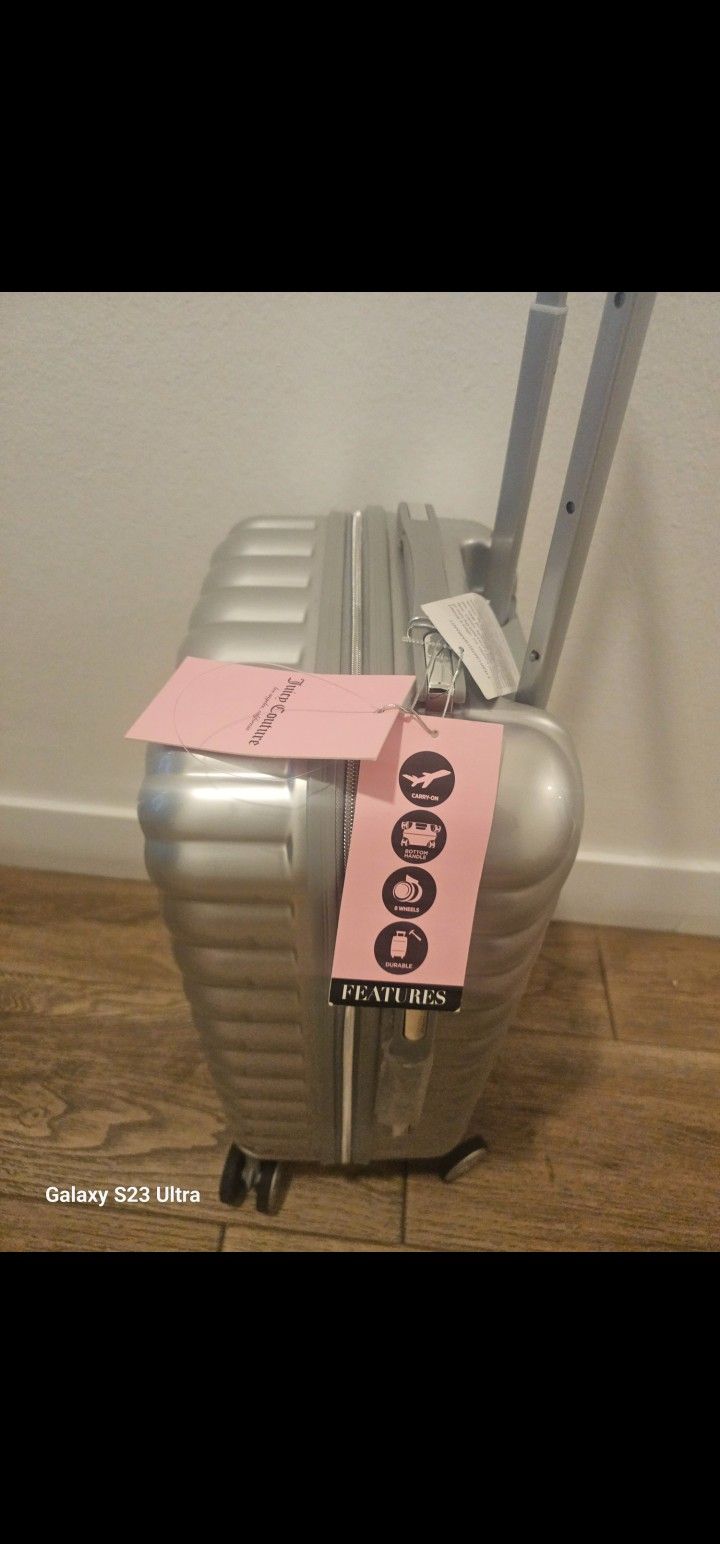 Silver Luxury LUGGAGE by Juicy Coulture