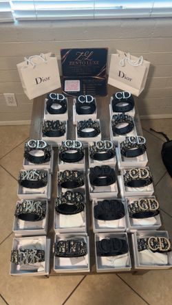 Men’s belts new with box and bag fit size 30-32-34-36-38